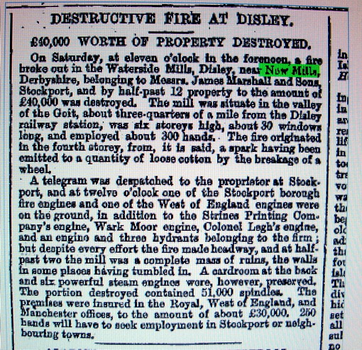 Another fire in the district. 29th September 1866