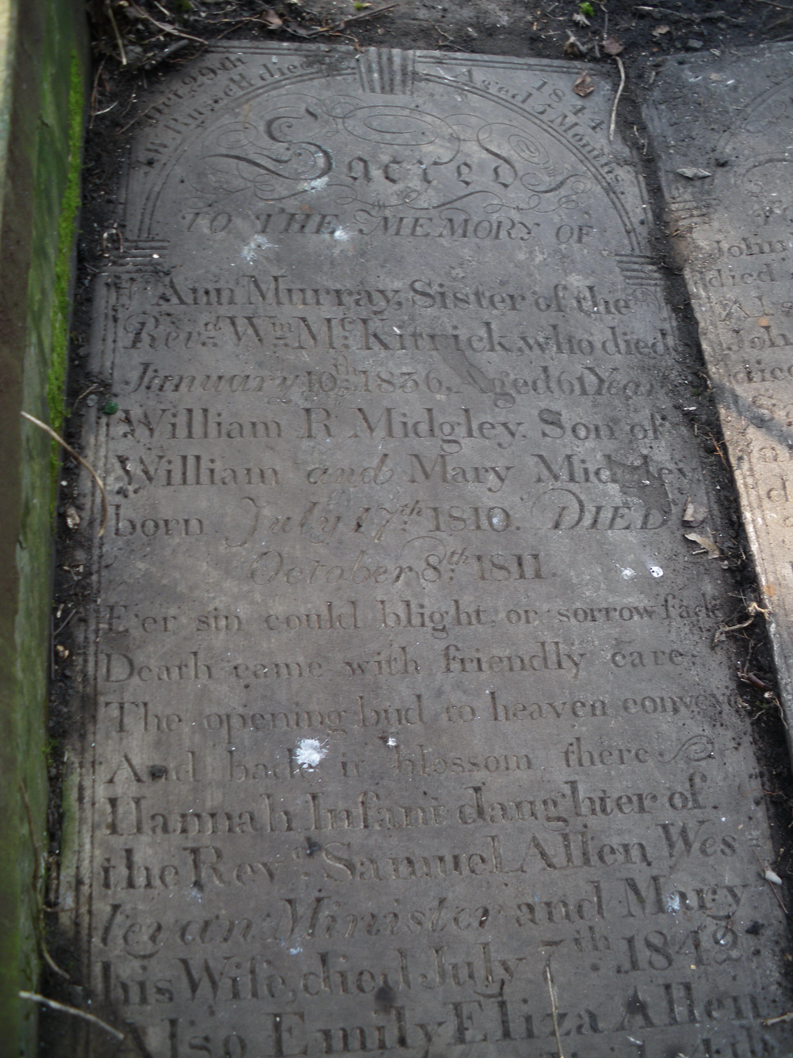 The Tomb known as the Ministers Grave.