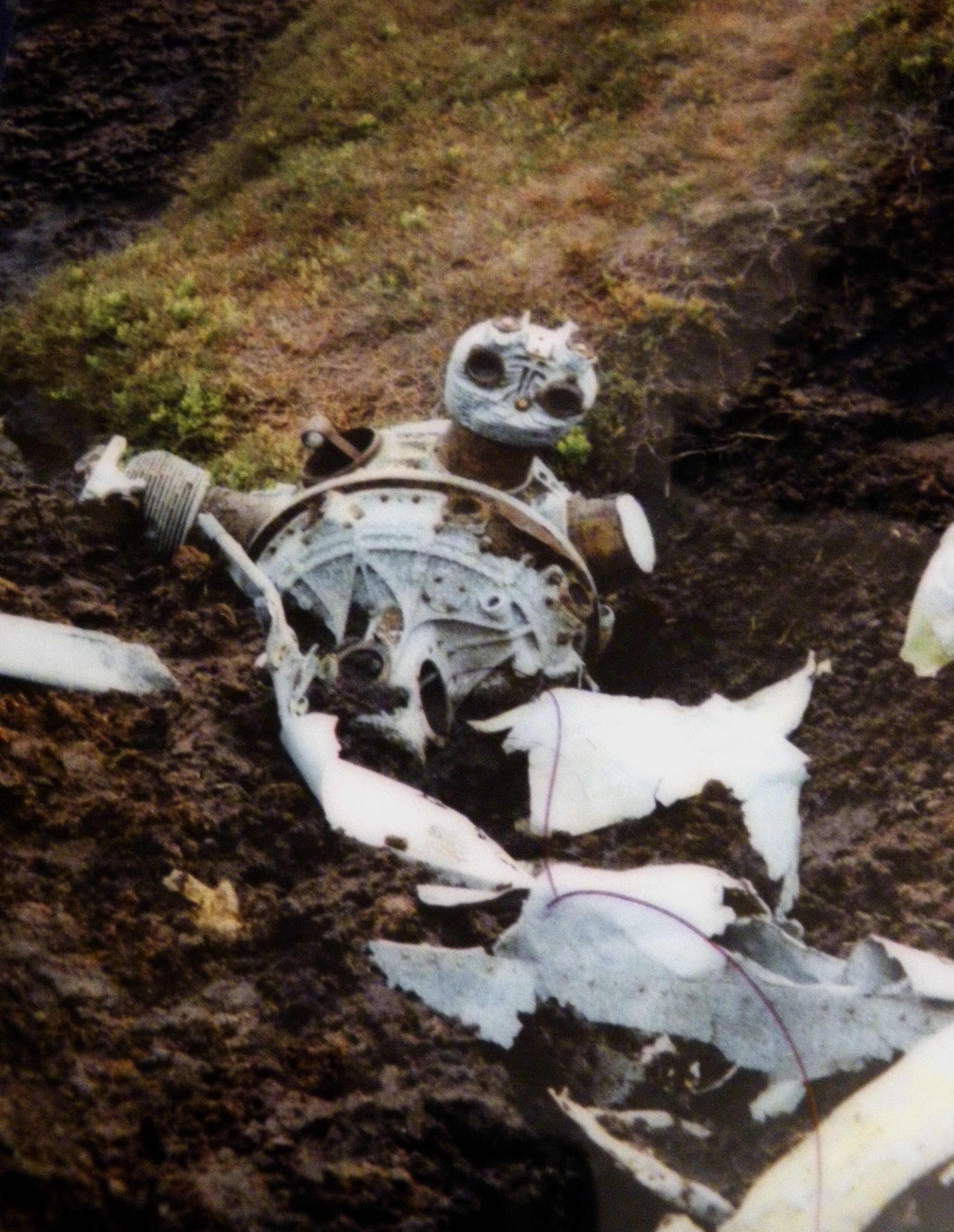 Anson wreckage on Edale Moor