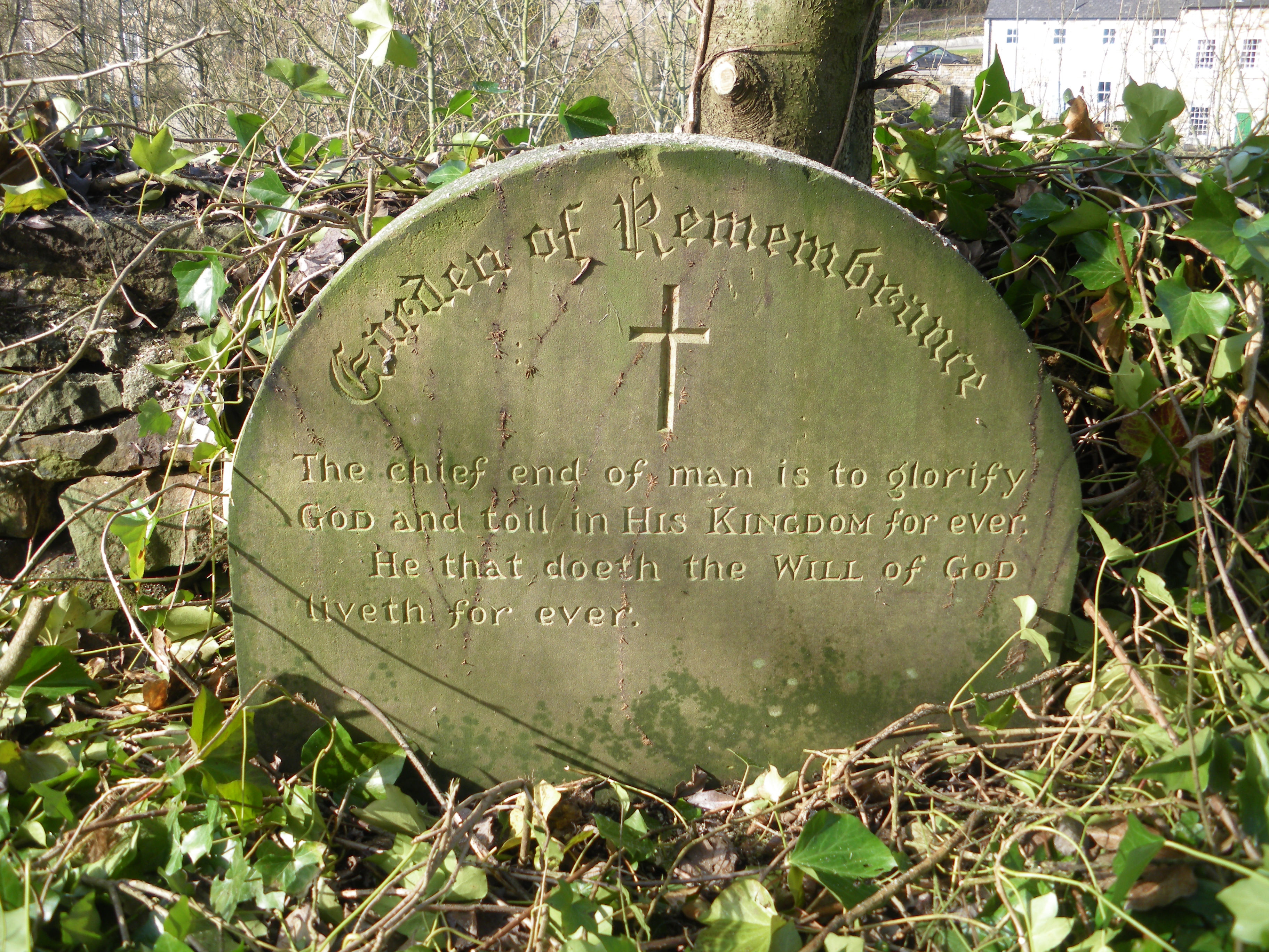 Recent clearing work in the Chapel yard have revealed several interesting memorials