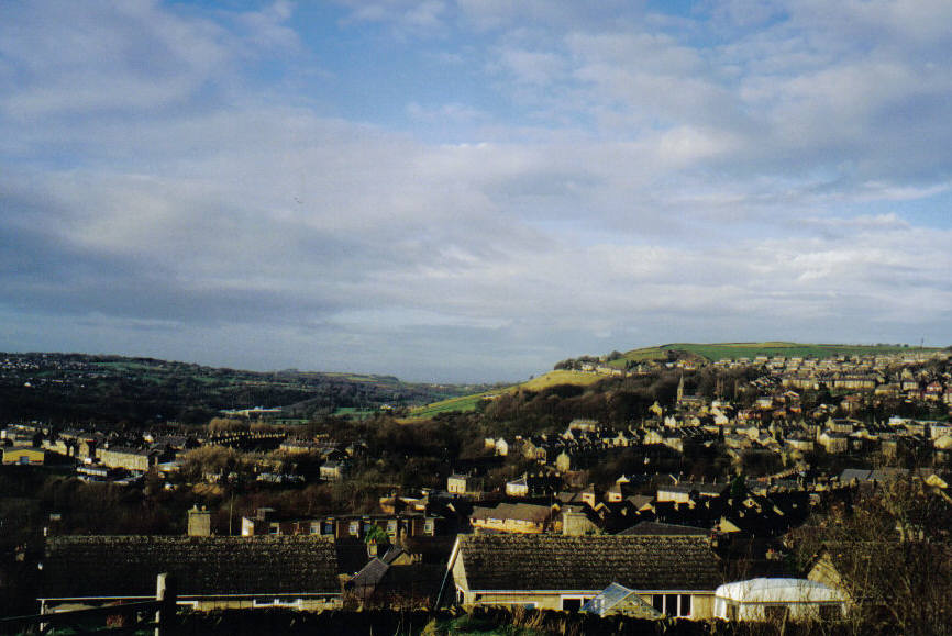 The view west over New Mills