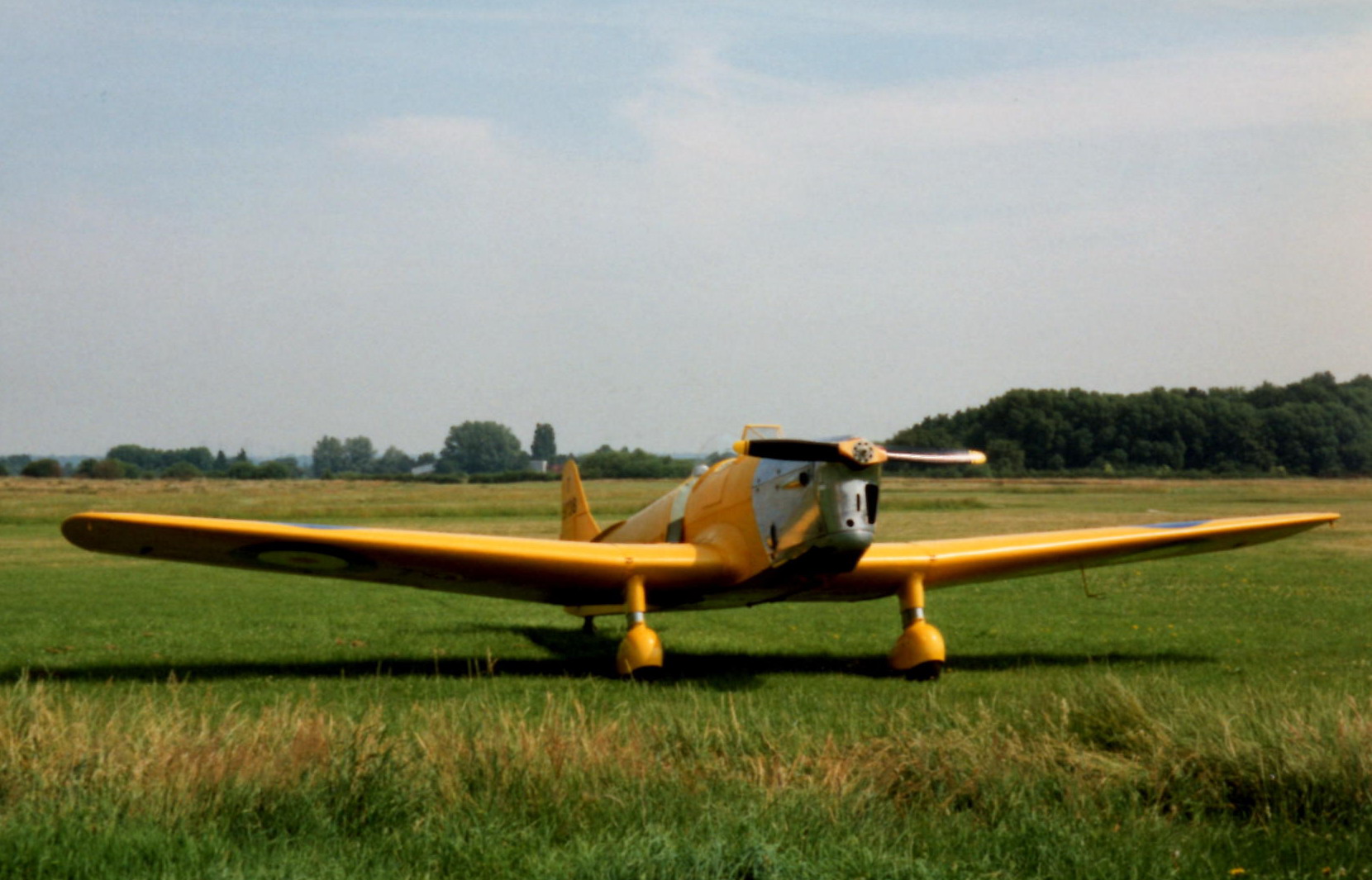 A Miles Magister at Barton aerodrome 1998.