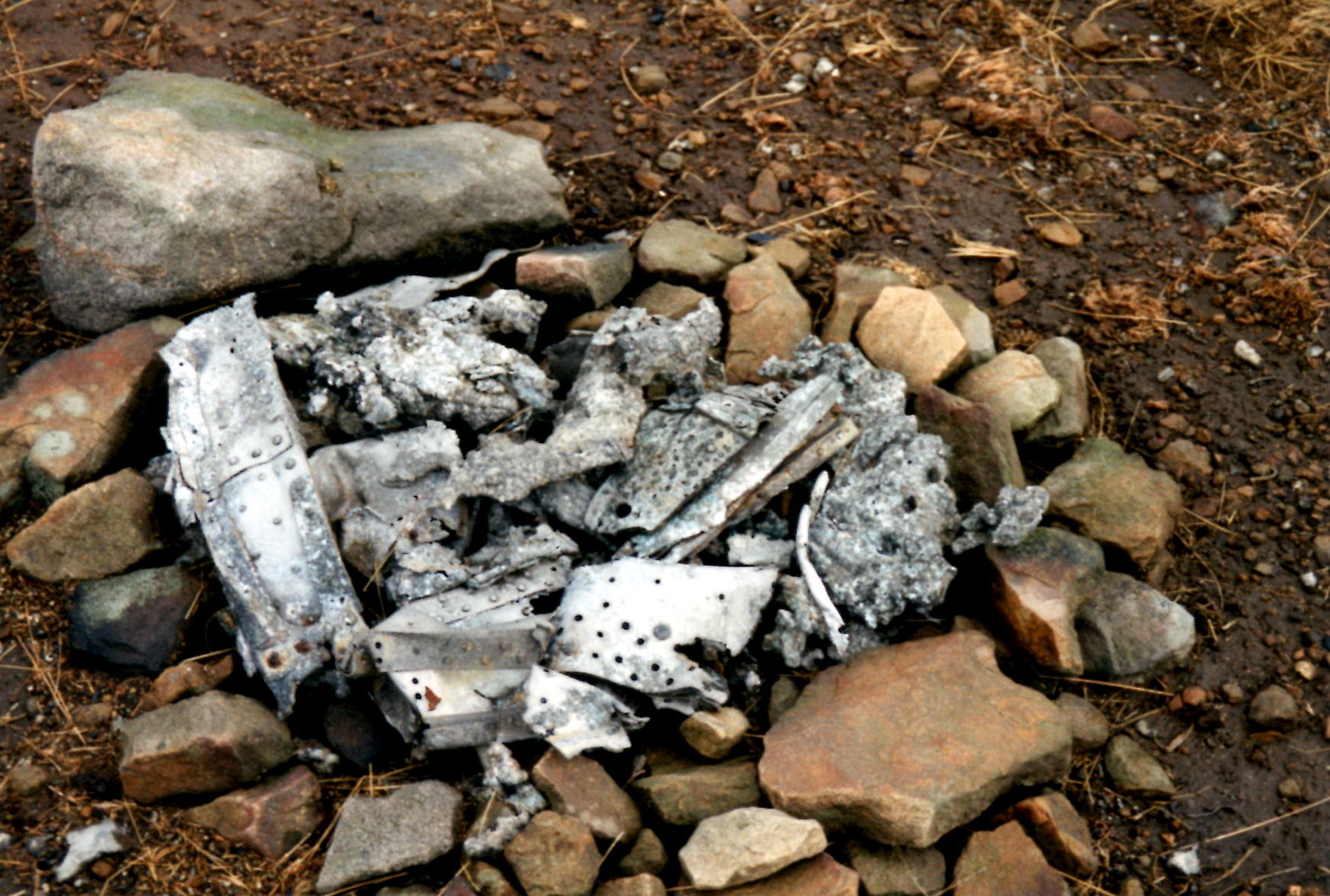 Thunderbolt wreckage still at the site