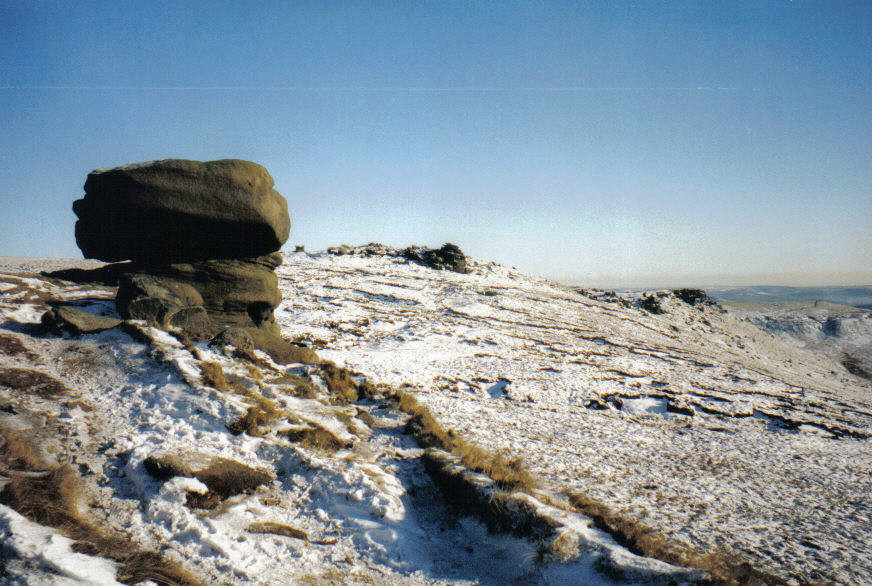 Noe Stool high above Jacobs Ladder