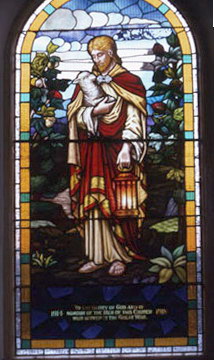 This stainglass window was installed in the chapel to commemorate the men lost in the first world war. It was removed and installed at Mount Pleasant and destroyed iby fire in the 1990's