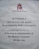 Coronation Medal.