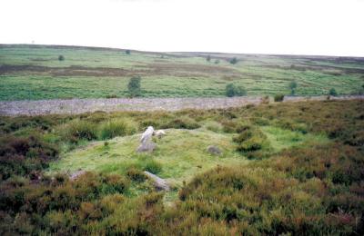 A Big Moor Cairn.